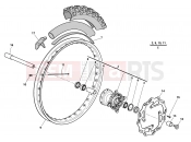 FRONT WHEEL - Husqvarna TXC 449-511 2012