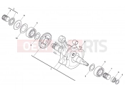 HUSQVARNA TC 449 CRANK SHAFT