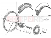 HUSQVARNA 2012 SMR-TE 125 FRONT WHEEL