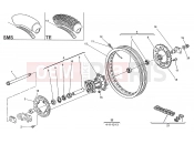 HUSQVARNA 2012 SMR-TE 125 REAR WHEEL