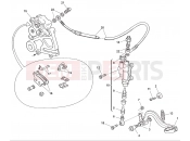 HUSQVARNA 2012 SMR-TE 125 REAR BRAKE SYSTEM