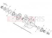 HUSQVARNA 2011 TE 449-511 CRANK SHAFT