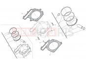 HUSQVARNA 2011 TE 449-511 CYLINDER PISTON
