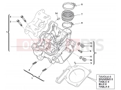 HUSQVARNA 2011 TE 449-511 CYLINDER HEAD