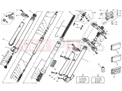 FRONT FORK ASSEMBLY - Husqvarna SMS-TE 610 2006