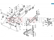 REAR SWING ARM - Husqvarna SMS-TE 610 2006