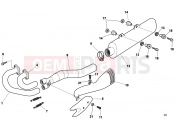 EXHAUST SYSTEM - Husqvarna SMS-TE 610 2006