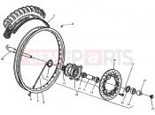 FRONT WHEEL (TE) - Husqvarna SMS-TE 610 2006