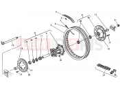 REAR WHEEL - Husqvarna SMS-TE 610 2006