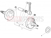 CRANK SHAFT - Husqvarna SM 450RR 2006