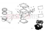 CYLINDER - PISTON - Husqvarna SM 450RR 2006