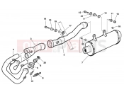 EXHAUST SYSTEM - Husqvarna SM 450RR 2006