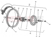 FRONT WHEEL - Husqvarna SM 450RR 2006
