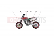 TRANSFERS - Husqvarna SM 450RR 2006