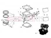 HUSQVARNA TE 510 CENTENNIAL CYLINDER - PISTON