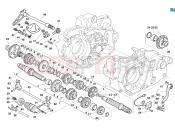 HUSQVARNA TE 510 CENTENNIAL GEAR BOX