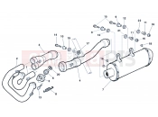 HUSQVARNA TE 510 CENTENNIAL EXHAUST SYSTEM