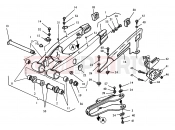 HUSQVARNA TE 510 CENTENNIAL REAR SWING ARM