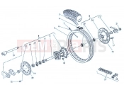 HUSQVARNA TE 510 CENTENNIAL REAR WHEEL