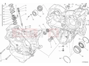 DUCATI Diavel BRA 10B - HALF-CRANKCASES PAIR » ENGINE CASE
