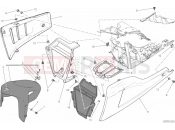 DUCATI 2013 Diavel Carbon BRA FRONT MUDGUARD » PLASTICS