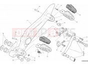 DUCATI HYPERSTRADA FOOTRESTS, LEFT » UNCLASSIFIED