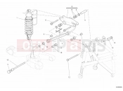 DUCATI 2012 Hypermotard 1100 EVO REAR SHOCK ABSORBER » SWING ARM