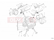 DUCATI 2012 Hypermotard 1100 EVO VERTICAL CYLINDER HEAD » VALVE DRIVE