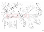 DUCATI 2012 Monster 1100 EVO ABS FRONT BRAKE SYSTEM » BRAKING SYSTEM