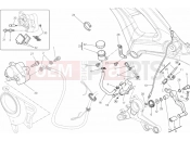 DUCATI 2012 Monster 1100 EVO ABS REAR BRAKE SYSTEM » BRAKING SYSTEM
