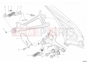 DUCATI 2012 Monster 1100 EVO ABS FOOTRESTS, RIGHT » UNCLASSIFIED