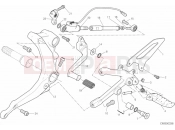 DUCATI 2012 Superbike 1199 Panigale FOOTRESTS, LEFT » UNCLASSIFIED
