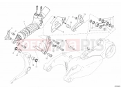DUCATI 2012 Superbike 1199 Panigale S Tricolore REAR SHOCK ABSORBER » SWING ARM