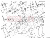 DUCATI 2012 Superbike 1199 Panigale S Tricolore VERTICAL CYLINDER HEAD » VALVE DRIVE