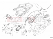 DUCATI 2012 Multistrada 1200 S Sport REAR SHOCK ABSORBER » SWING ARM