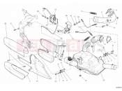 DUCATI 2012 Multistrada 1200 S Touring EXHAUST SYSTEM » EXHAUST SYSTEM