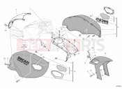 DUCATI 2012 Monster 696 ABS FAIRING » PLASTICS