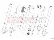 DUCATI 2012 Monster 795 FRONT FORK » FRONT SUSPENSION