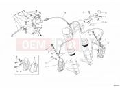 DUCATI 2012 Hypermotard 796 FRONT BRAKE SYSTEM » BRAKING SYSTEM