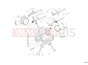 DUCATI 2012 Hypermotard 796 VERTICAL CYLINDER HEAD » VALVE DRIVE