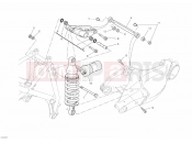 DUCATI 2012 Superbike 848 EVO REAR SHOCK ABSORBER » SWING ARM