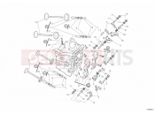 DUCATI 2012 Superbike 848 EVO HORIZONTAL CYLINDER HEAD » VALVE DRIVE