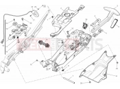 DUCATI 2012 Diavel BRA REAR FRAME COMP. » FRAME