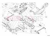 DUCATI 2012 Diavel BRA REAR SHOCK ABSORBER » SWING ARM