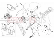 DUCATI 2012 Diavel BRA REAR BRAKE SYSTEM » BRAKING SYSTEM