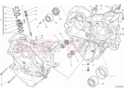 DUCATI 2012 Diavel BRA HALF-CRANKCASES PAIR » ENGINE CASE