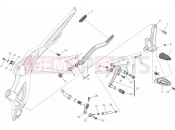 DUCATI 2012 Diavel Carbon BRA FOOTRESTS, LEFT » UNCLASSIFIED