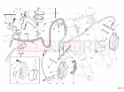 DUCATI 2012 Streetfighter 1098 S FRONT BRAKE SYSTEM » BRAKING SYSTEM