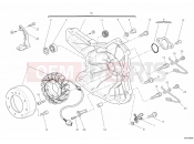 DUCATI Hypermotard 1100 EVO GENERATOR COVER » IGNITION SYSTEM