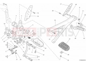 DUCATI Hypermotard 1100 EVO FOOTRESTS, LEFT » UNCLASSIFIED